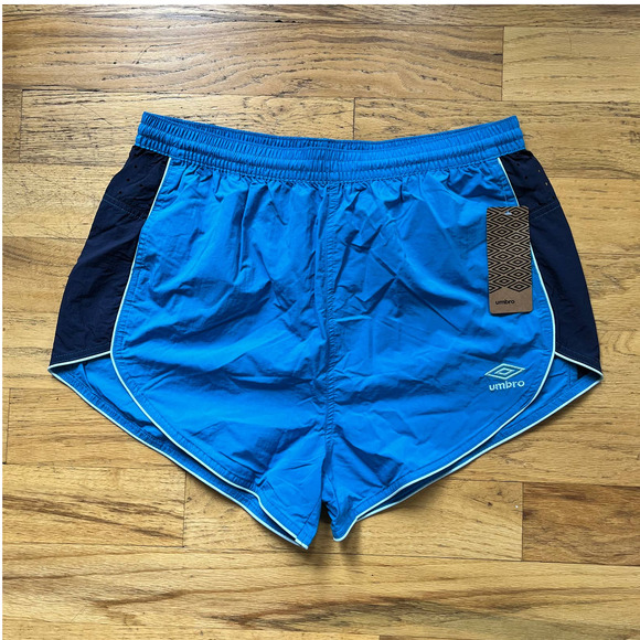 Umbro Pants - Blue Umbro Women's Running Shorts Size L